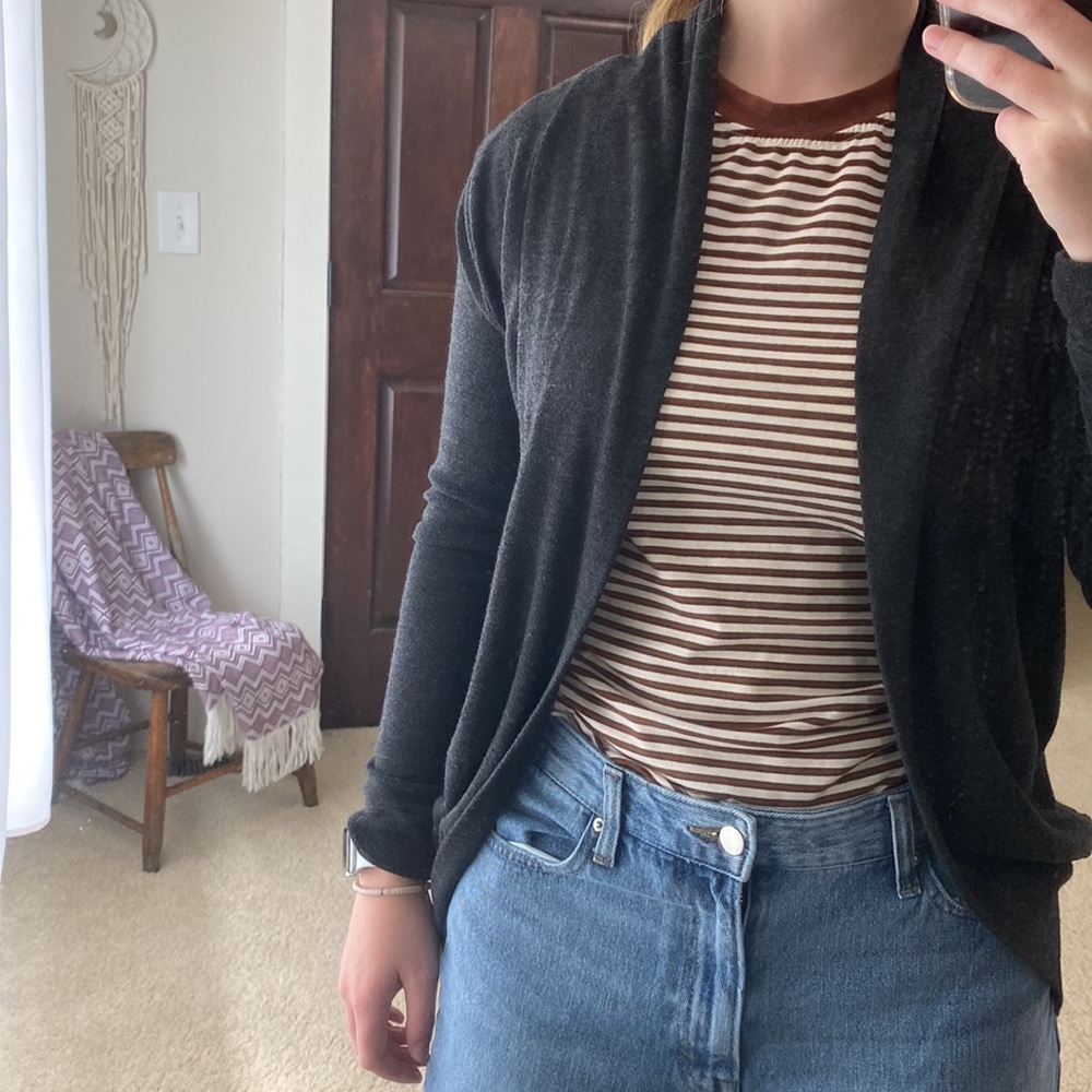 Gray Cardigan